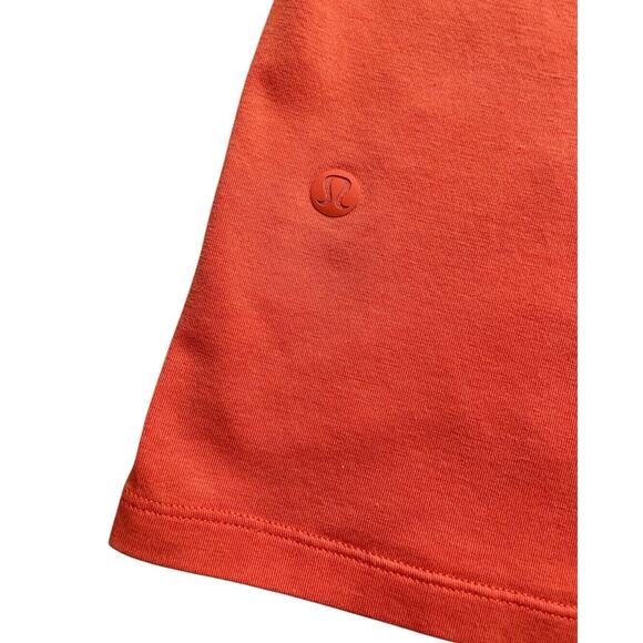 Lululemon Mens Size Large The Fundamental Tee Short Sleeve T-Shirt Orange - Picture 4 of 4